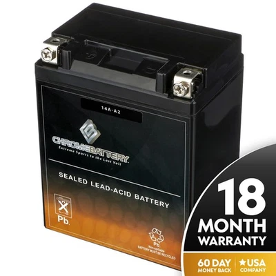 YB14A-A2 Motorcycle Battery for HONDA CB750 Nighthawk 750CC 91-'03 - Изображение 1 из 4