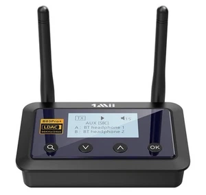 1Mii B03Pro+ Bluetooth 5.3 Transmitter Receiver Certified LDAC for TV Home Stere - Photo 1/3