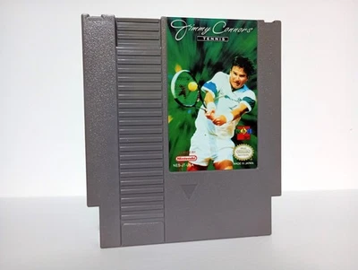 Jimmy Connors Tennis - Nintendo NES - Cartridge - Authentic - Tested - Image 1 of 4
