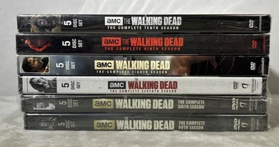 The Walking Dead Season 5-10 SEALED DVD Lot Of 6 AMC Norman Reedus Lauren Cohen Foto 1 de 4