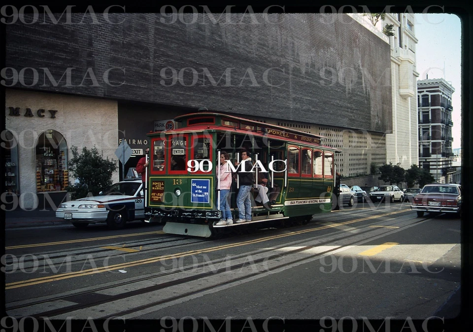 SF MUNI. CABLE CAR #13. San Francisco (CA). Diapositiva original 1996. (A) Foto 1 de 1