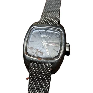 DAMAS De Colección SEIKO AUTOMÁTICO ALTO RITMO Día y Fecha - FUNCIONA No PROBADO Para Precisión - Imagen 1 de 5