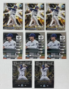 8 insertos Bowman Draft cromados Jac Caglianone 2024 con afinación de potencia de plasma - Imagen 1 de 1