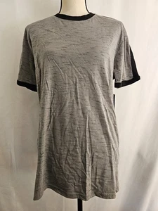 Modern Culture Men’s T-Shirt Medium Gray Black Trim Short Sleeve Crew Neck - Picture 1 of 8