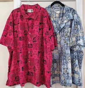Haband Mens Shirts 3XL Quality And Comfort Summer Shirts Geometric Floral - Picture 1 of 11
