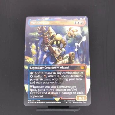 MTG / Vivi Ornitier / FIN / #321 / Regular (Borderless) / Mythic / NM - Image 1 of 3