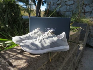 Scarpe da tennis Olukai Huia da donna grigio pallido nuove con etichette, 9,5 - Foto 1 di 5