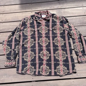 Scully Western Pearl Snap Shirt Long Sleeve Aztec Cotton Men's Size XXL - Picture 1 of 8