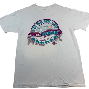 1991 Black Hills Motor Classic Sturgis Rallye Rennen T-Shirt Hanes Beefy T Large - Bild 1 von 13