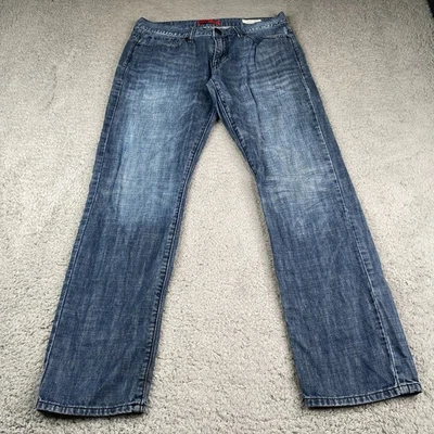 Guess Jeans Mens 32x30 Blue Mccrae Ultra Slim Fit Denim - Image 1 of 4