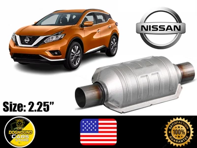 Convertidor Catalítico Para Todos Nissan 2.25" Acero Alta Calidad Bajo Mantenimiento Ajuste Foto 1 de 4