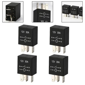 12V 30A Relay 4 Pin Relay Compact Size Easy To Use Electrical Insulation - Picture 1 of 9