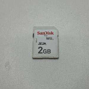 SanDisk Gaming SD 2GB SDSDG-2048-A11 For Wii Memory Card Expansion - Picture 1 of 2