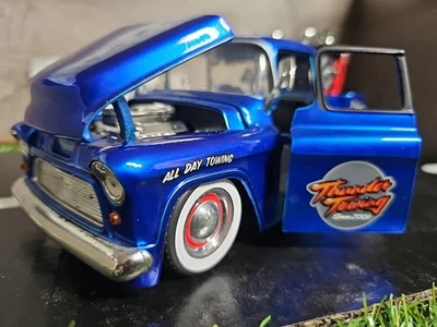 Camión de remolque Chevrolet Stepside 1955 Jada Big Time Kustoms diecast 1:24 sin caja Foto 1 de 4