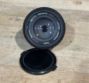 Auto Sears MC 1:1.7 f=50mm Lens with 52mm Filter & Lens Cap - Picture 1 of 8