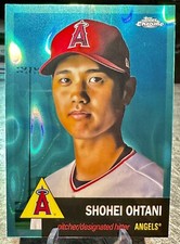 2022 Topps Chrome Platinum Anniversary Shohei Ohtani #1 Aqua Lava /299