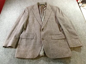 VINTAGE Brooks Brothers Blazer Mens 44 Brown 100% Camel Hair Sport Coat Jacket - Picture 1 of 15