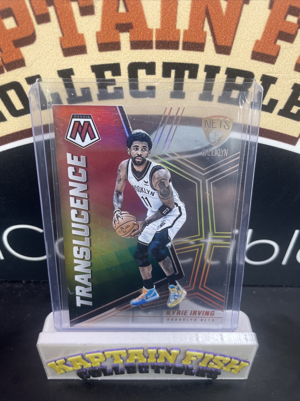 2021-22 Mosaic Basketball Kyrie Irving Translucence #22