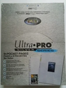 NEW 1 X BOX ULTRA PRO 100 X 9 POCKET PAGES FOR POKEMON CARD YU-GI-OH - Picture 1 of 1
