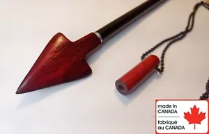 FUNCTIONAL ARROW TIP NECKLACE FOR REAL BOW HUNTING WEARABLE ARROW TIP HANDMADE - Picture 1 of 13