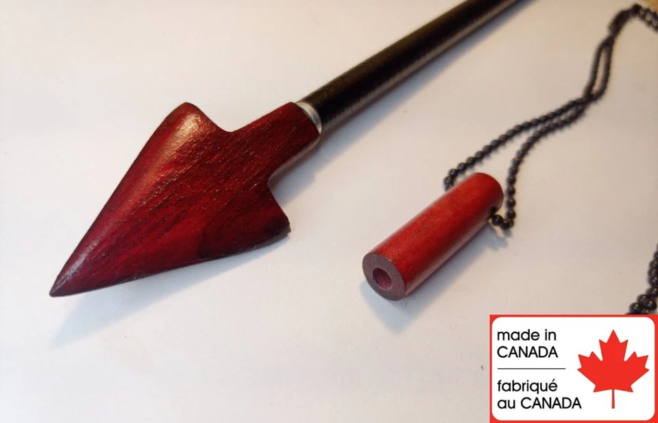 FUNCTIONAL ARROW TIP NECKLACE FOR REAL BOW HUNTING WEARABLE ARROW TIP HANDMADE   - Image 1 of 4