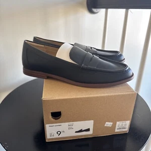 J.Crew Women’s $138 Penny Loafers in Black Size 9.5W BW276 - Picture 1 of 6
