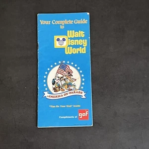 Mapa guía Your Complete Guild to Walt Disney World 1976 vintage - Imagen 1 de 11