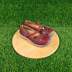 Keen Presidio II Damen-Wanderschuhe mit Kreuzriemen rot Größe 6,5 - Bild 1 von 8