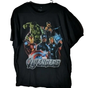 Marvel Men's Graphic Cotton T-Shirt Avengers End game Size L Black - Picture 1 of 5