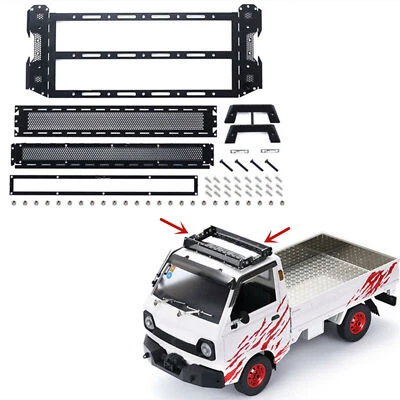 For WPL D12 Mini Truck Metal Roof Luggage Rack Carrier Bracket Holder Upgrade - Image 1 of 4