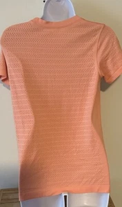 Lululemon All Yours Relaxed Tee Size 8 Coral EUC - Picture 1 of 8