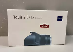 ZEISS Touit 2.8/12 Mirrorless Aps-c Lens For Sony E-mount - Picture 1 of 12