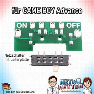 Interruptor de alimentación + PCB - GameBoy Advance - GBA corriente ENCENDIDO interruptor regulador - Imagen 1 de 2
