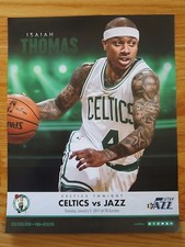 ISAIAH THOMAS No 4 BOSTON CELTICS  1-3-2017 Stadium Give-Away Poster v UTAH JAZZ