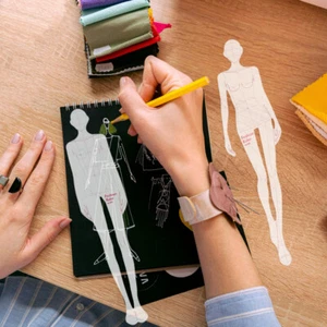 Clothing Measuring French Curve Rulers Model Fashion Drawing Template Sample - Picture 1 of 12
