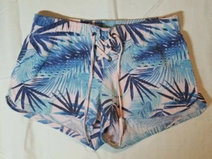 JUSTICE Active Girls Athletic Shorts Size 10 Tropical Trees Island Activewear - Picture 1 of 5