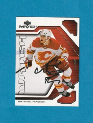 2021-22 Upper Deck MVP 20th ANNIVERSARY # 59 Matthew Tkachuk CALGARY FLAMES - Image 1 of 2