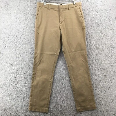Banana Republic Chino Pants Mens 34 (Actual 34X33) Brown Mid Rise Casual Zip Fly - Image 1 of 4