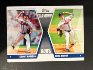 2011 Topps Diamond Duos Insert #DD-HM Tommy Hanson Mike Minor Braves