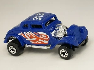 Vintage Matchbox Blue '33 Willys Street Rod 313 White Heat MINT - Picture 1 of 6