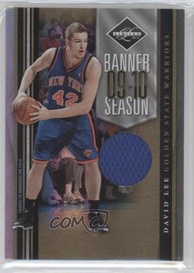 2010-11 Panini Limited Banner Season Materials /49 David Lee #16