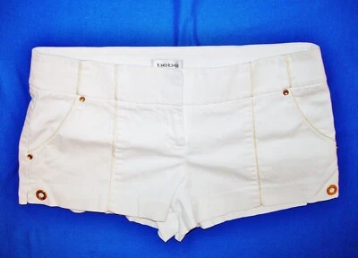 "RARO" BEBE MUJER ELEGANTE CASUAL BLANCO CORTO SHORTS TALLA 9/10 NUEVO SIN ETIQUETAS Foto 1 de 4