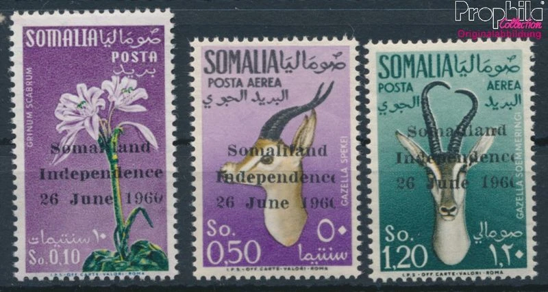 Timbres somalie 1960 Mi 1-3 neuf (10420074 - Photo 1/1