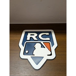 Topps Baseballkarte Rookie Logo Schild Wandbild - Bild 1 von 3