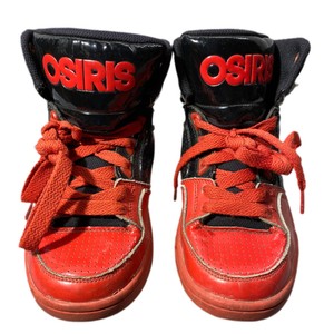 osiris red skull shoes