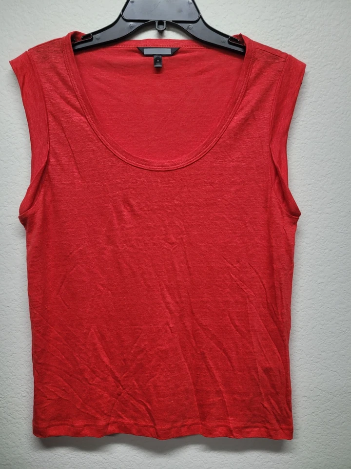 Tanque con puño enrollable de lino Banana Republic #812820 Foto 1 de 1