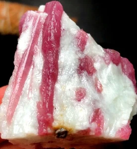 71g 1PCS Natural Red tourmaline Quartz Crystal cluster mineral specimen p72 - Picture 1 of 7