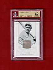 2015 PANINI NATIONAL TREASURES Babe Ruth YANKEES BGS 9.5 PATCH JERSEY Card /25