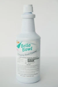 BellaBowl Clinging Toilet Bowl Cleaner & Disinfectant, 1 Quart (3-Pack) - Picture 1 of 1