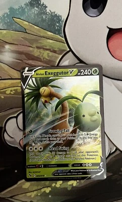 Pokémon TCG Alolan Exeggutor V Pokemon Go 005/078 Holo Ultra Rare- NM - Image 1 of 2